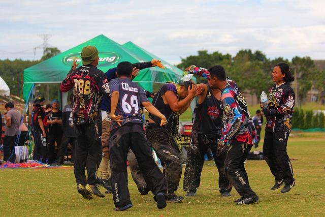 运动会中 运动会中